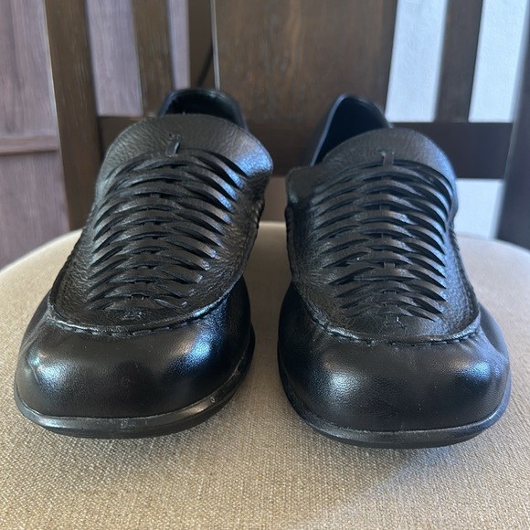 Aetrex Women’s Leather Slip On Loafers Flats Black Size 13XW Wide - Picture 5 of 9